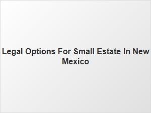 Alternatives to Small Estate Affidavit in New Mexico